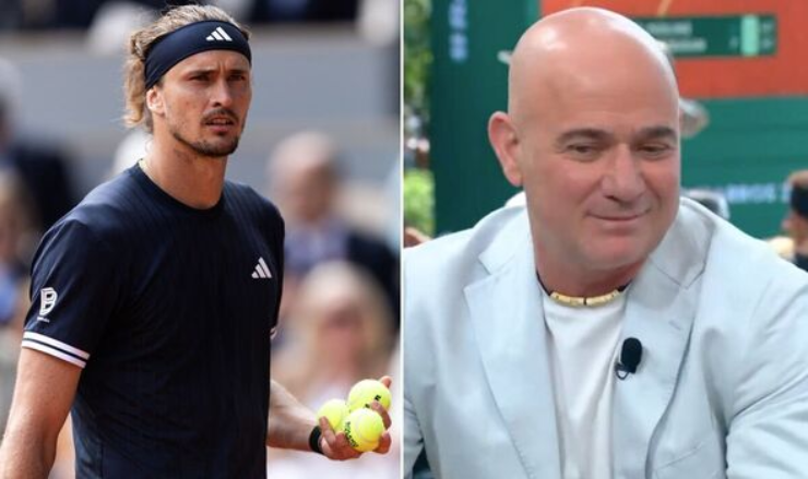 Huyền thoại Andre Agassi cảnh báo áp lực đối với Alexander Zverev sau Roland Garros 2026