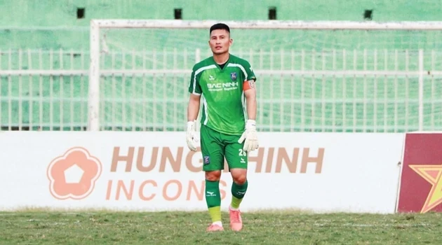Huỳnh Tuấn Linh góp công giúp Bắc Ninh FC thăng hạng V.League mùa giải tới.