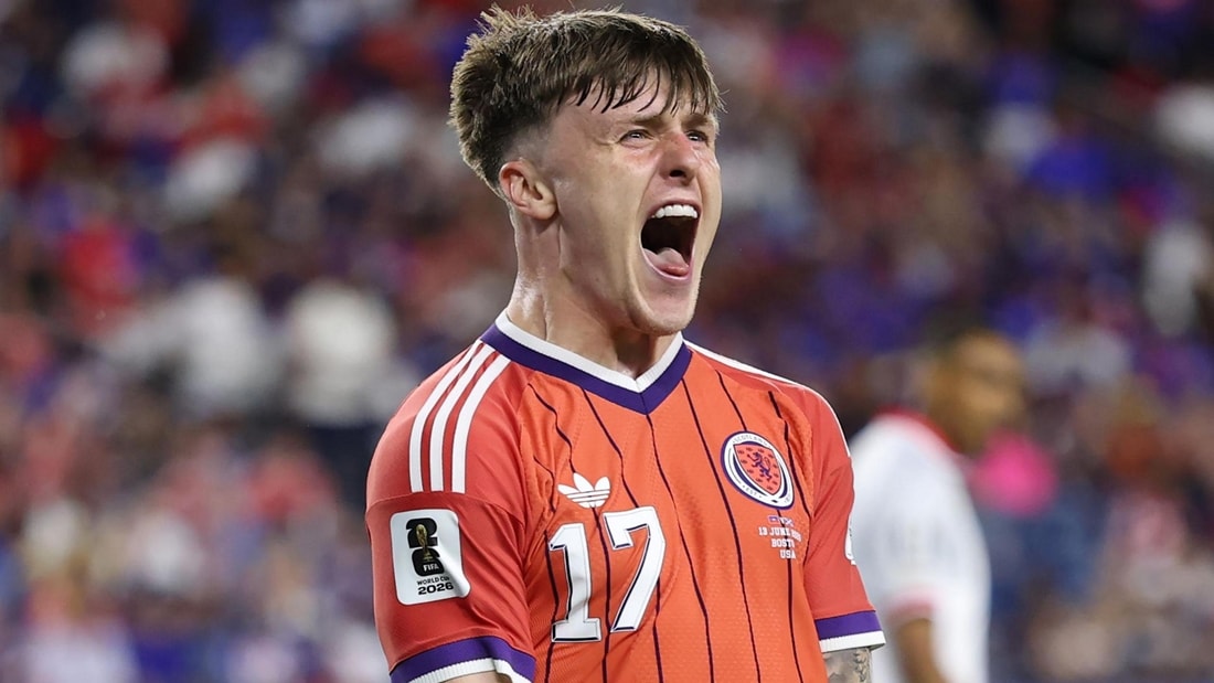 Ben Gannon-Doak tỏa sáng giúp Scotland có chiến thắng lịch sử tại World Cup.