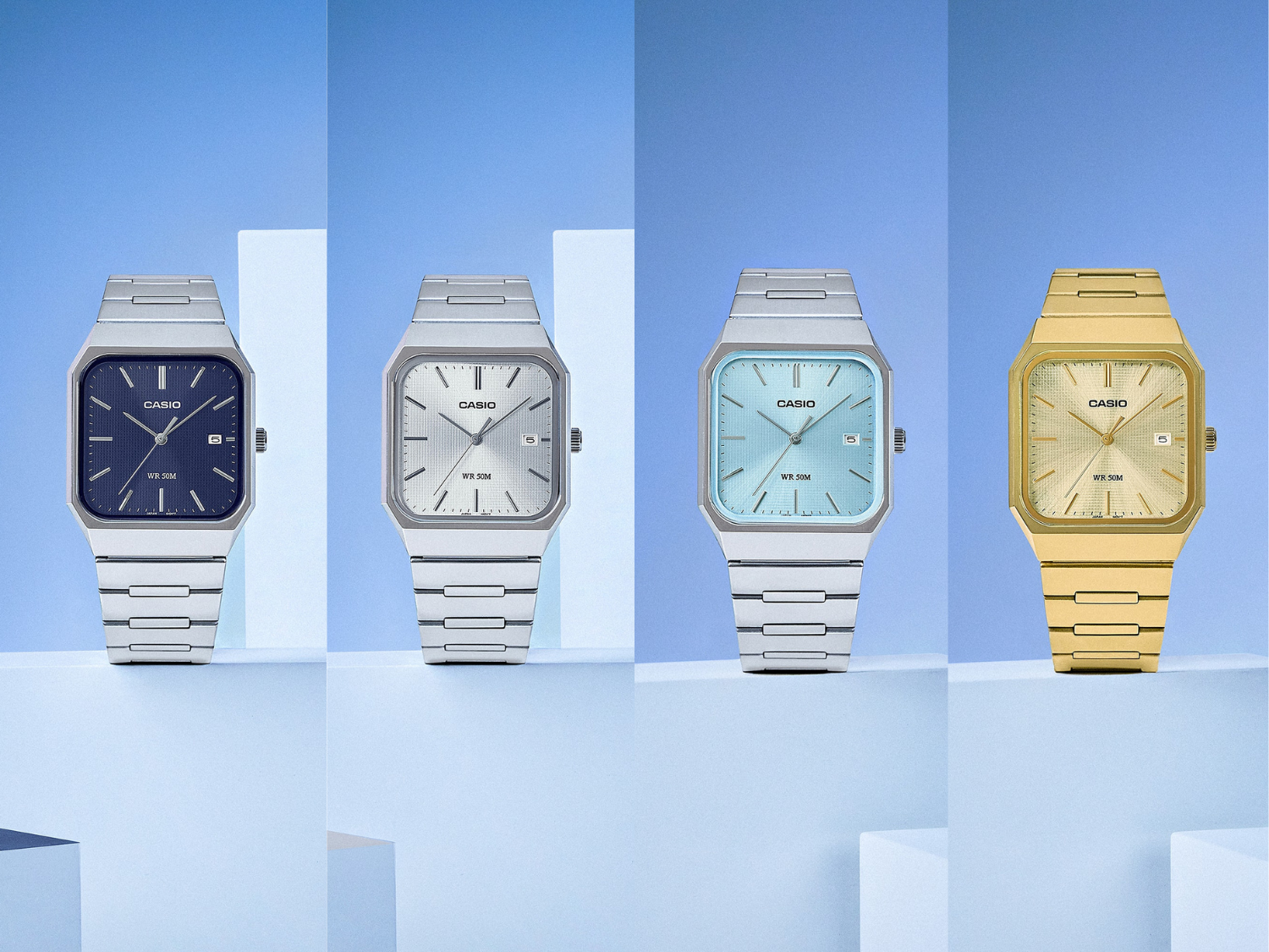Bốn phiên bản màu sắc của dòng Casio MTP-B185 mới