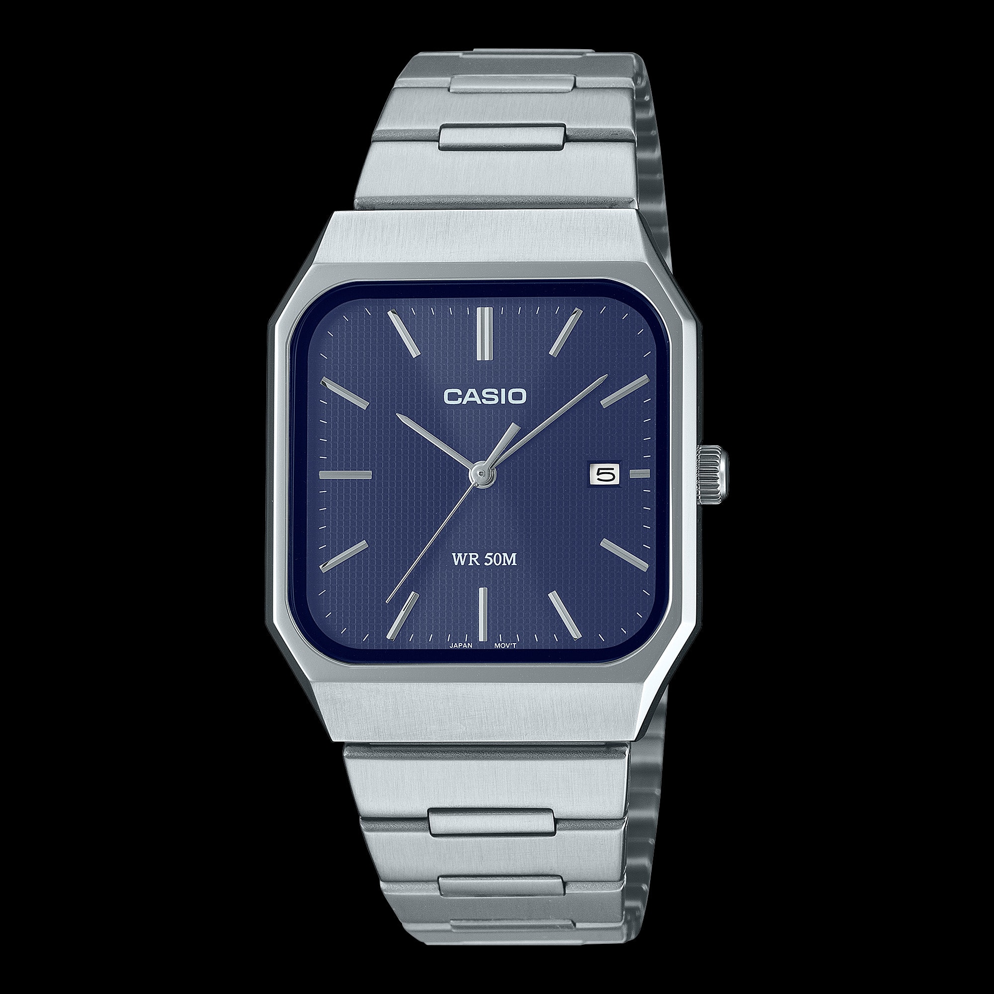 Phiên bản Casio MTPB185D-2A1V mặt số xanh navy