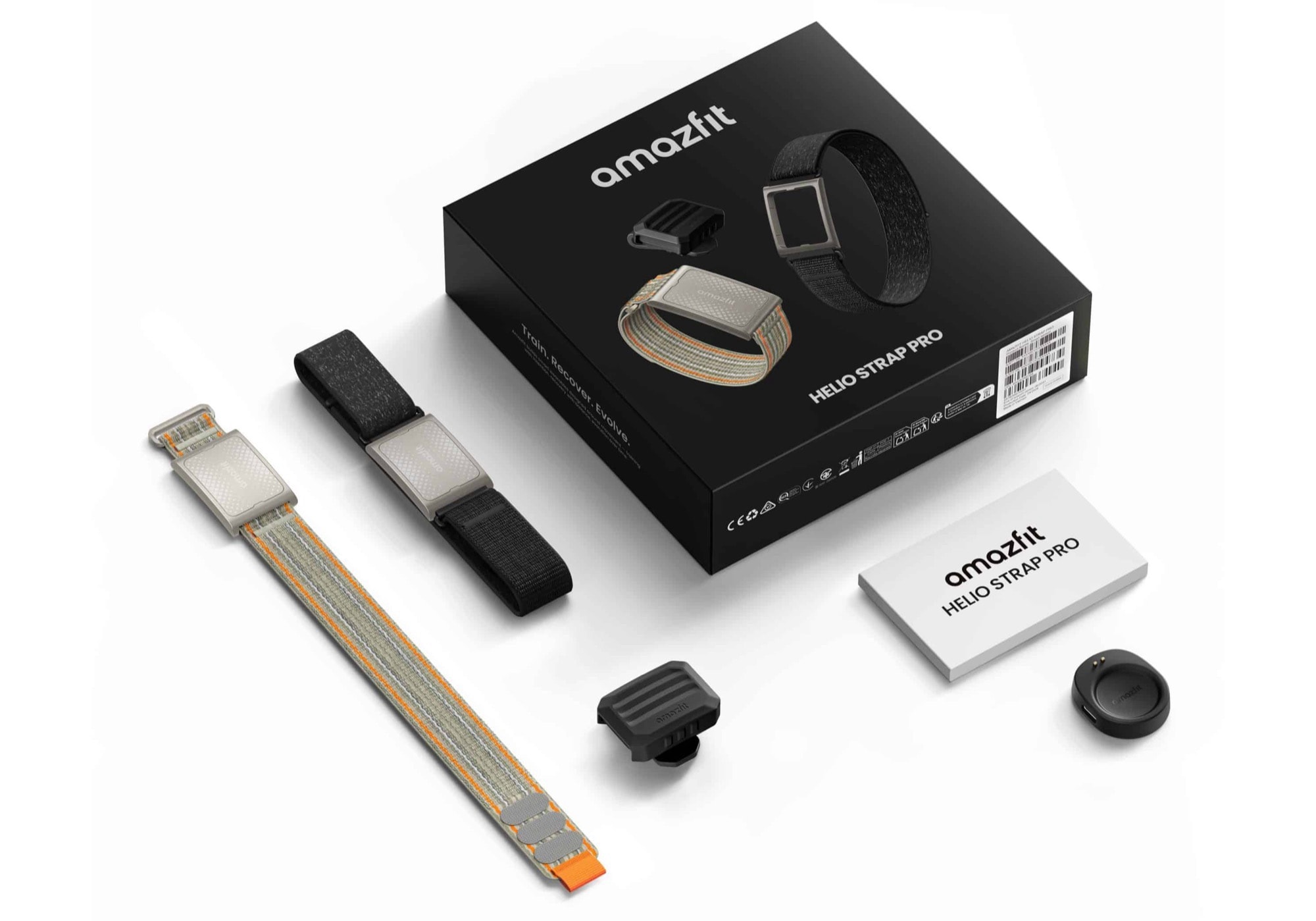 Hệ thống cảm biến kép của Amazfit Helio Strap Pro.