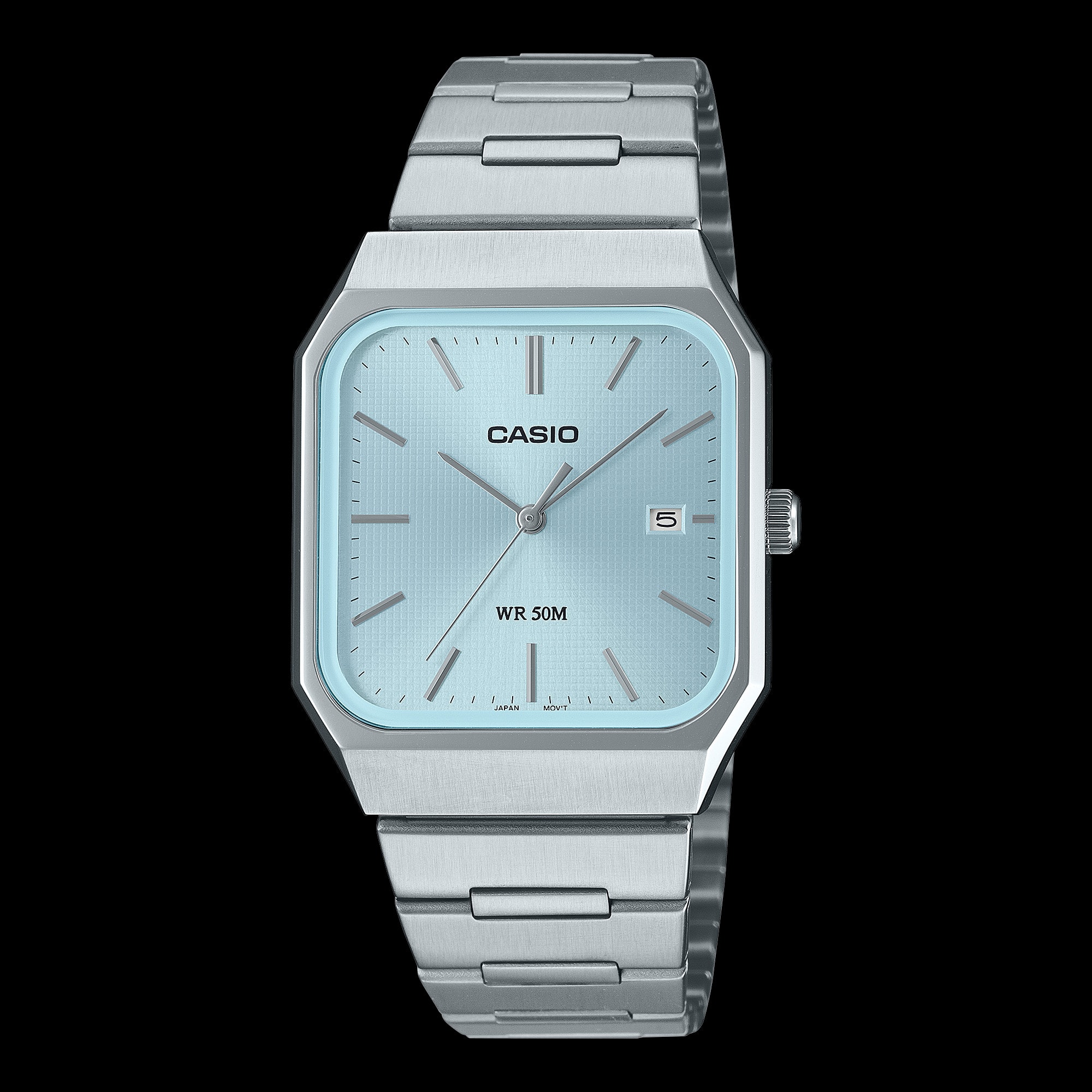 Phiên bản Casio MTPB185D-2A2V mặt số xanh nhạt