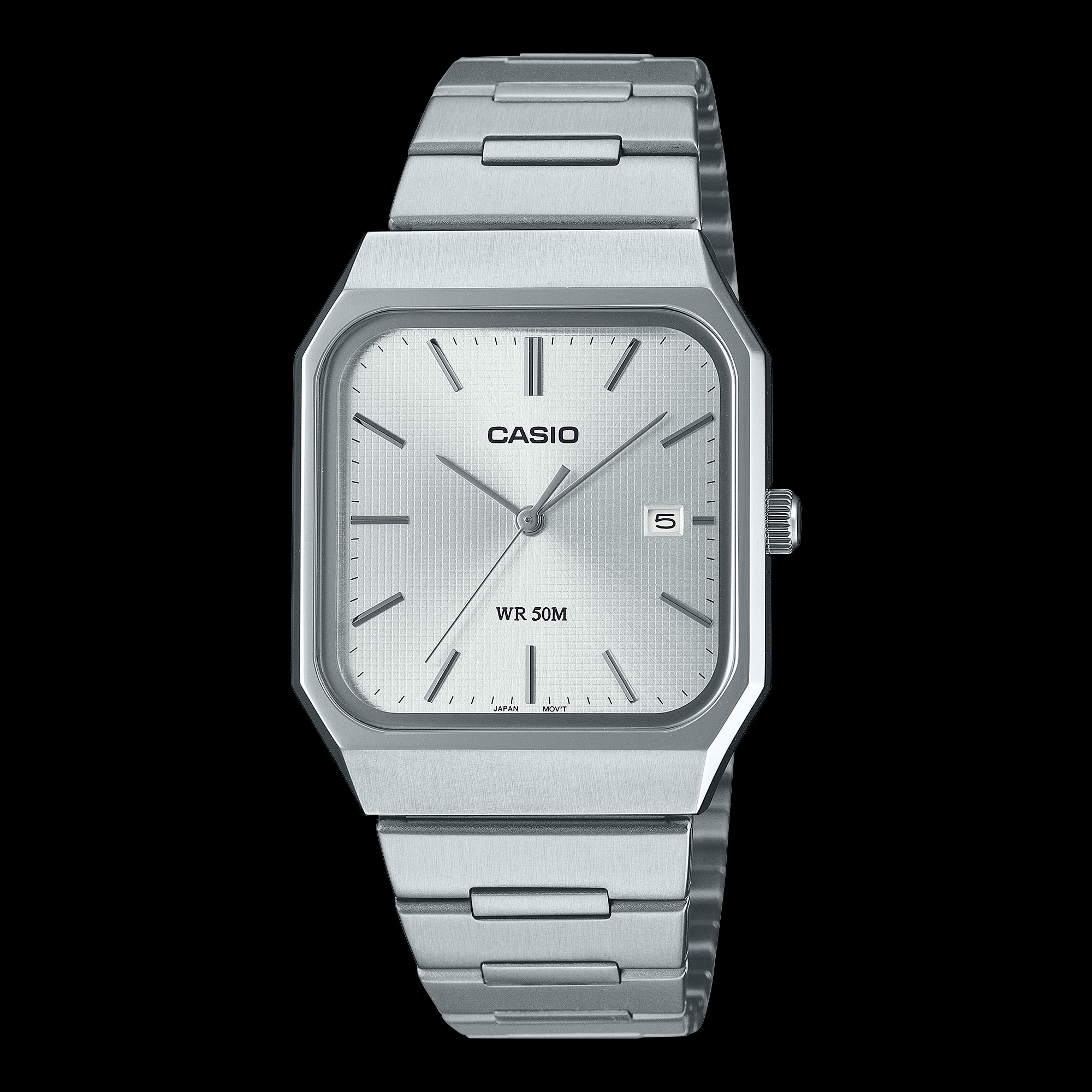 Phiên bản Casio MTPB185D-7AV mặt số bạc