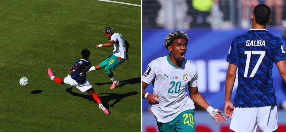 Ibrahim Mbaye ghi bàn thắng lịch sử cho bóng đá Senegal tại World Cup.