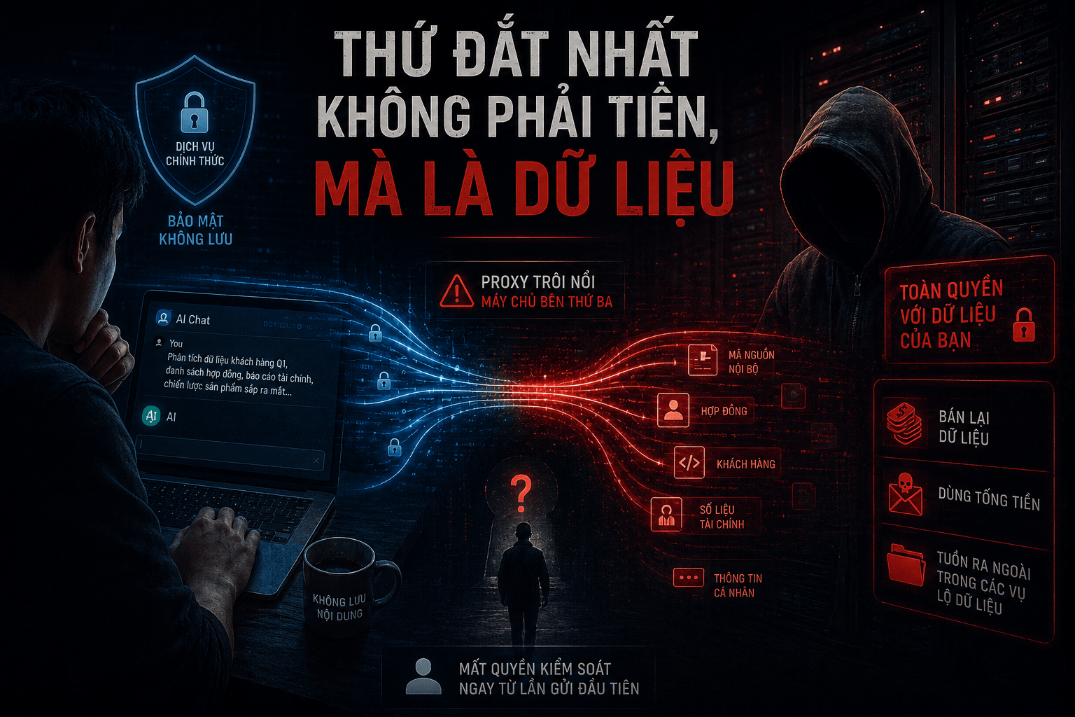 Một cửa hàng trực tuyến rao bán đa dạng từ tài khoản AI đến phần mềm bẻ khóa
