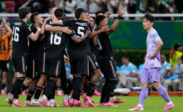Đội tuyển Mexico ăn mừng chiến thắng trước Hàn Quốc tại World Cup 2026.