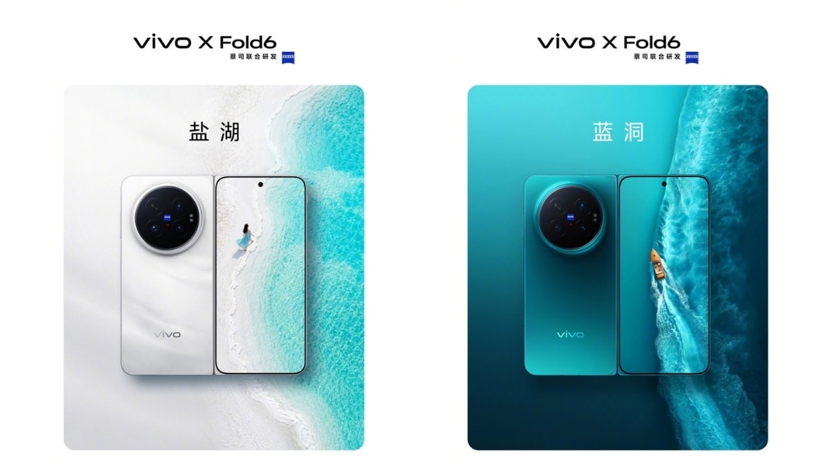 vivo X Fold6 phiên bản Salt Lake và Blue Hole vừa được hé lộ