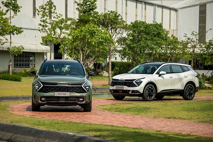 KIA Sportage 2026 sở hữu nhiều tùy chọn màu sắc ngoại thất và nội thất hiện đại