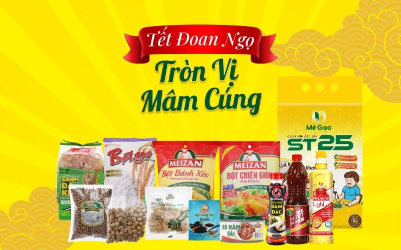 Chương trình khuyến mãi Tết Đoan Ngọ tại Bách hóa XANH