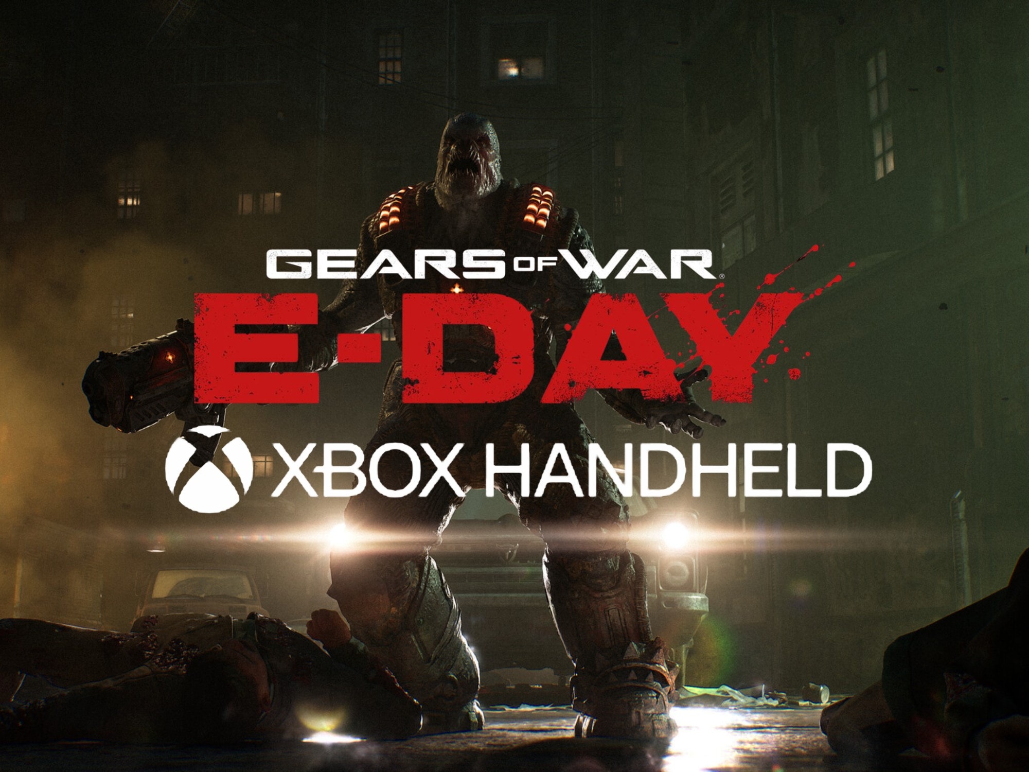Logo Xbox Handheld xuất hiện trên biểu ngữ Gears of War: E-Day