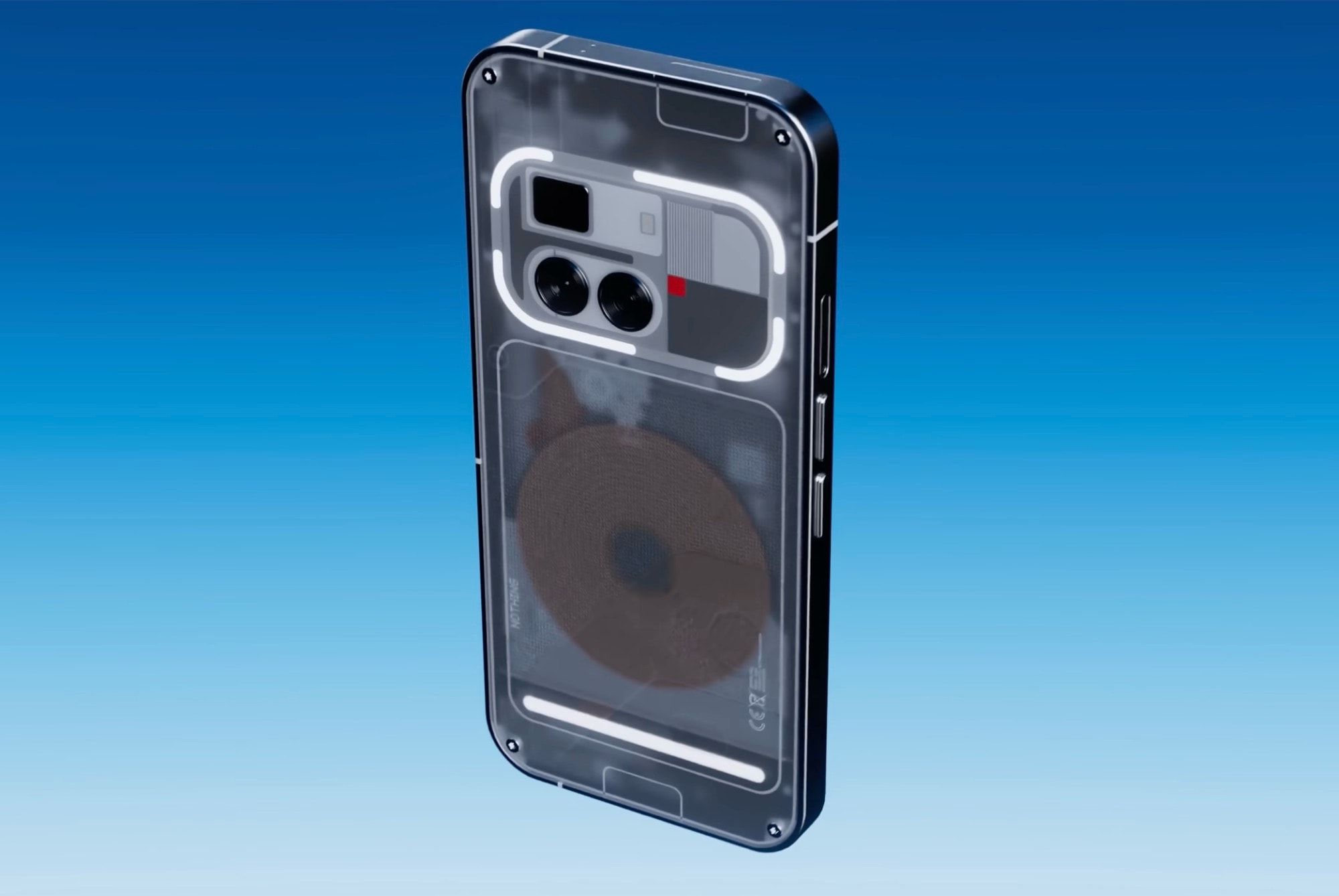 Chi tiết cạnh bên và độ dày của Nothing Dream Phone