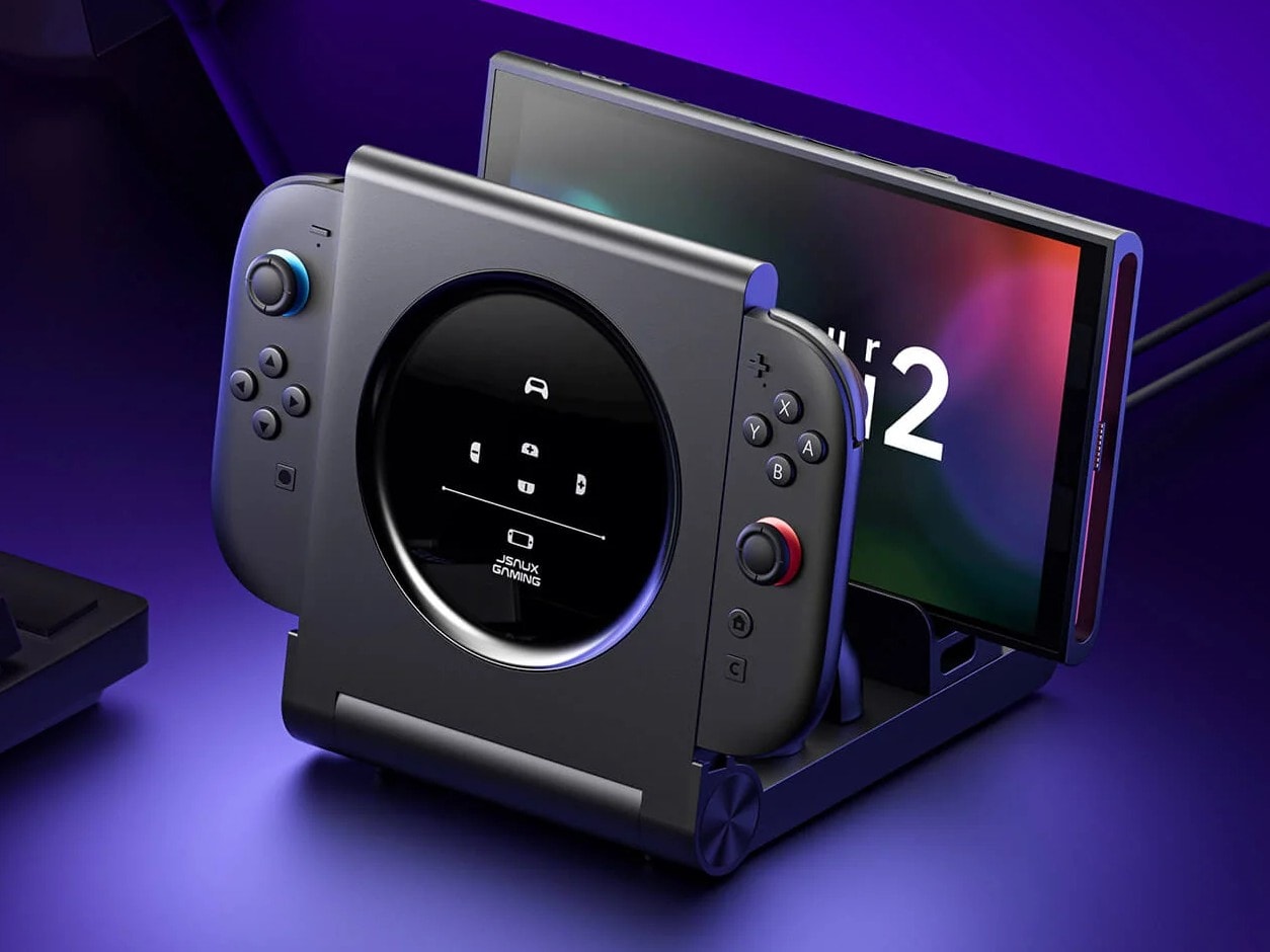Dock sạc Jsaux 6 trong 1 cho Nintendo Switch 2 có mức giá rẻ hơn đáng kể so với bản chính hãng.