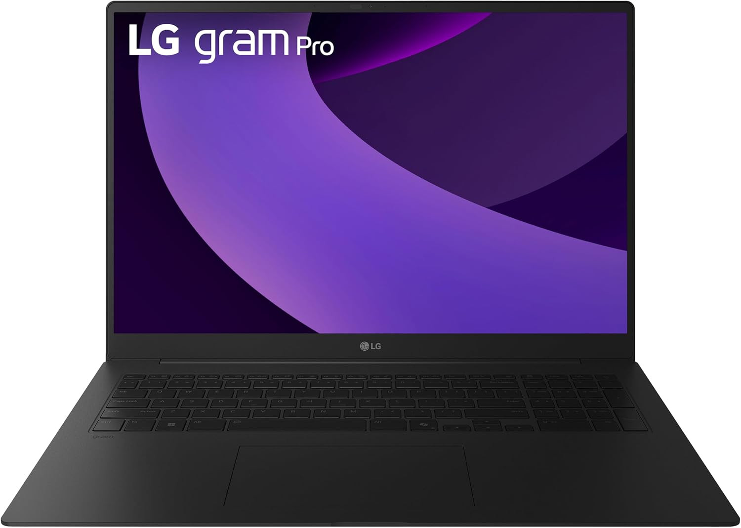 LG Gram Pro 17 phiên bản màu đen với thiết kế mỏng nhẹ đặc trưng