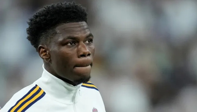 Tiền vệ Aurelien Tchouameni trong màu áo Real Madrid