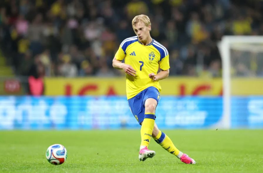 Lucas Bergvall là ngôi sao của ĐTQG Thuỵ Điển. Ảnh: Gettty Images.