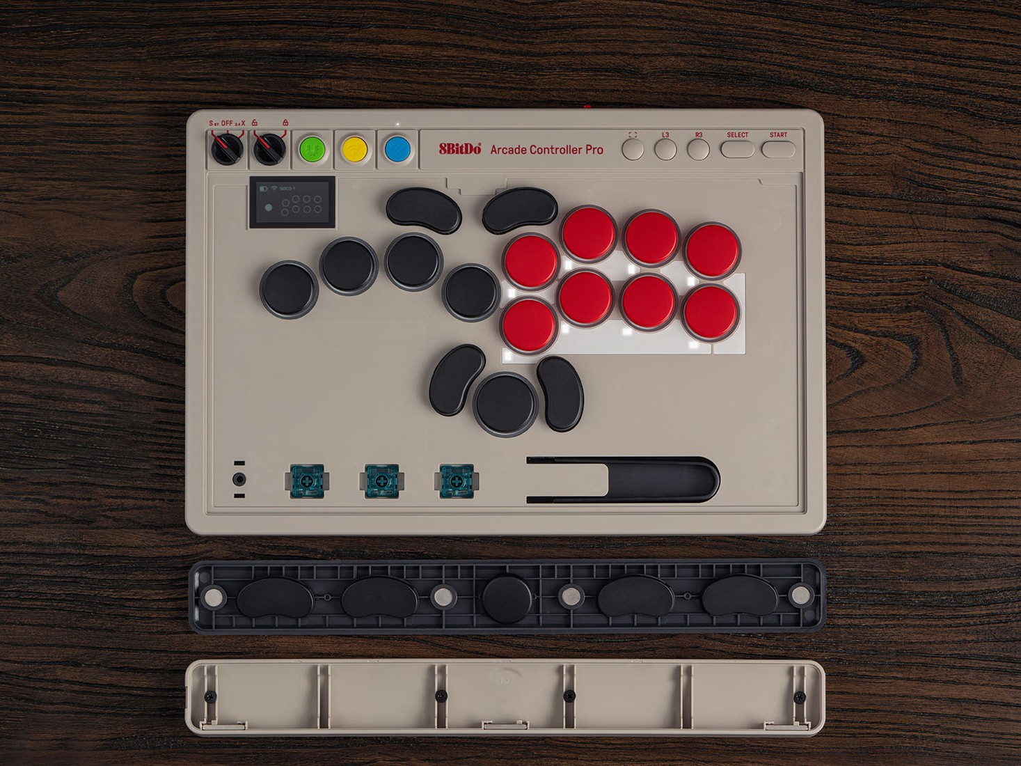 Khả năng tùy biến linh hoạt của 8BitDo Arcade Controller Pro.
