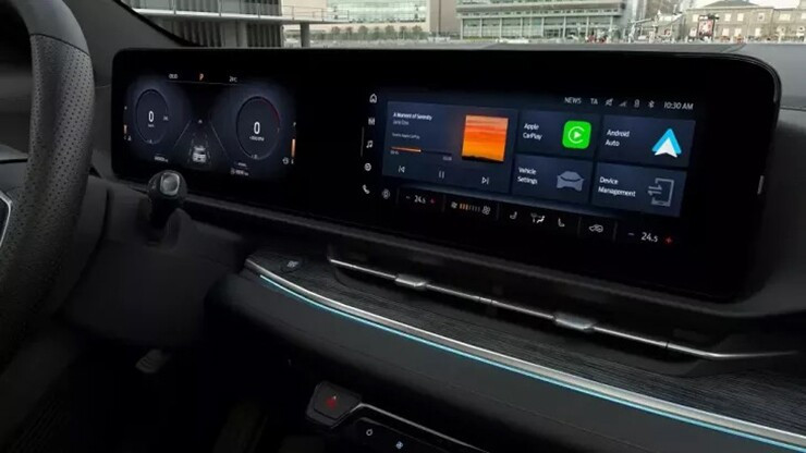 Hàng ghế sau của Ford Territory 2026 có sàn phẳng, mang lại không gian để chân rộng rãi.