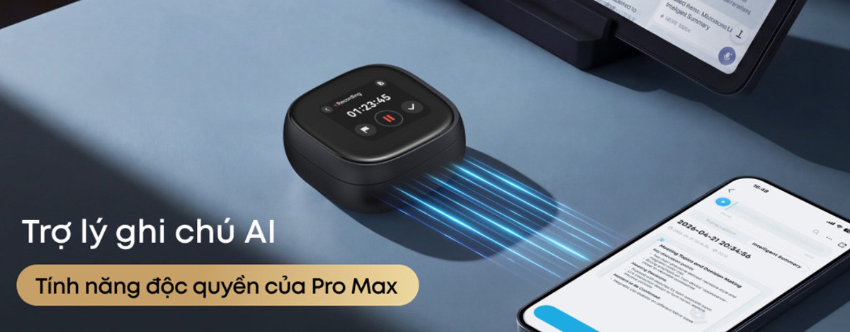 Hệ thống microphone và cảm biến dẫn truyền qua xương trên Liberty 5 Pro