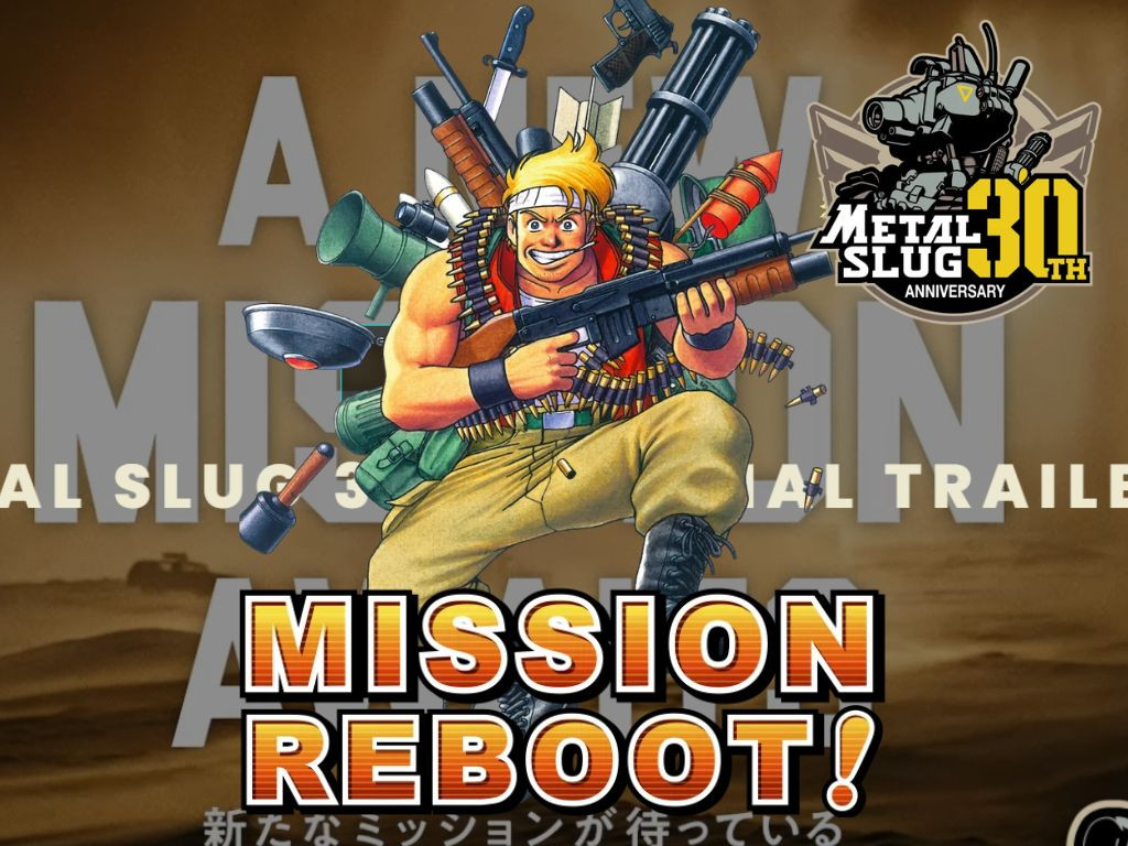 Artwork kỷ niệm 30 năm dòng game Metal Slug của SNK Corp Japan