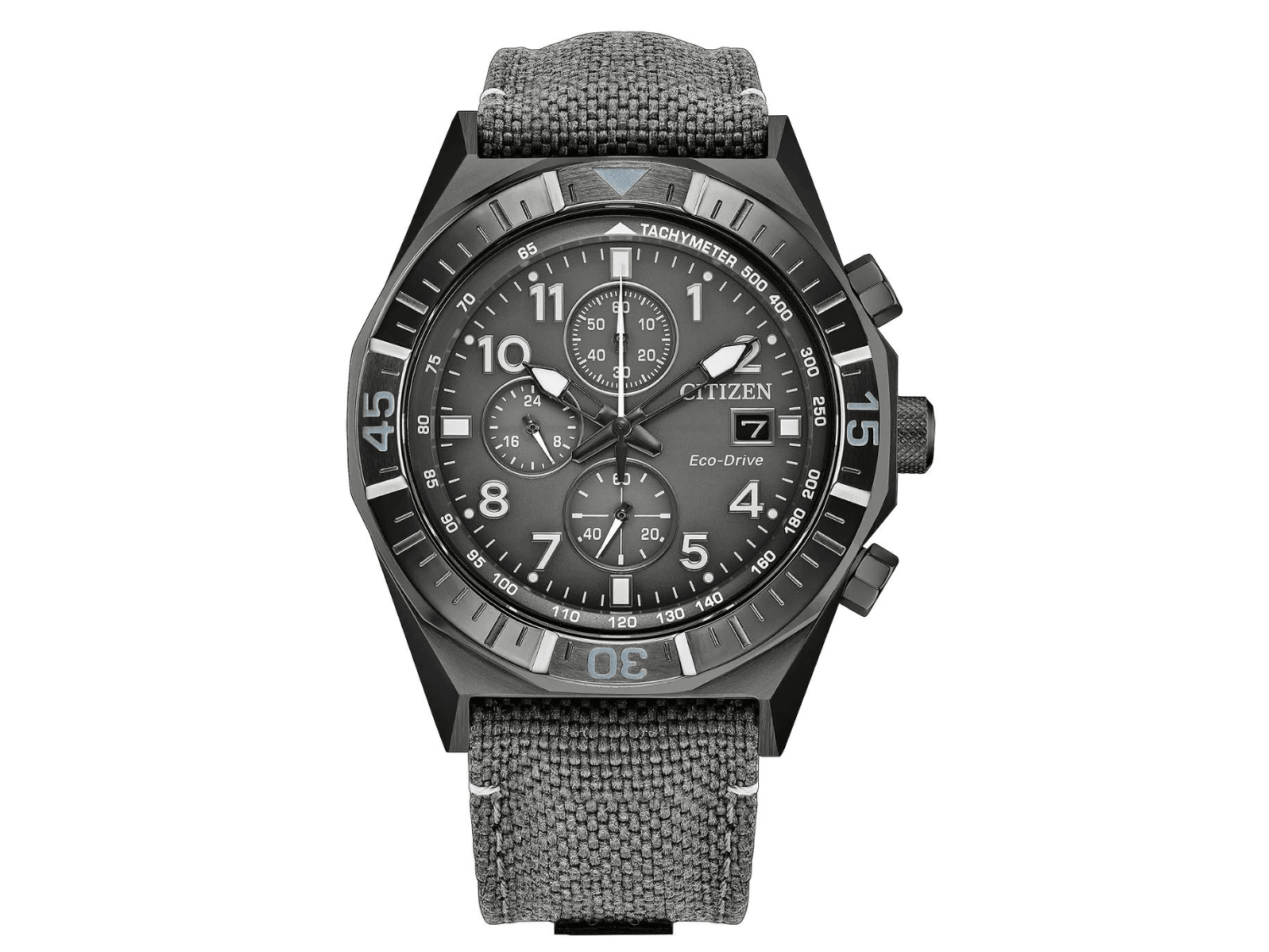 Đồng hồ Citizen Nighthawk Eco-Drive CA0897-04H phiên bản màu xám