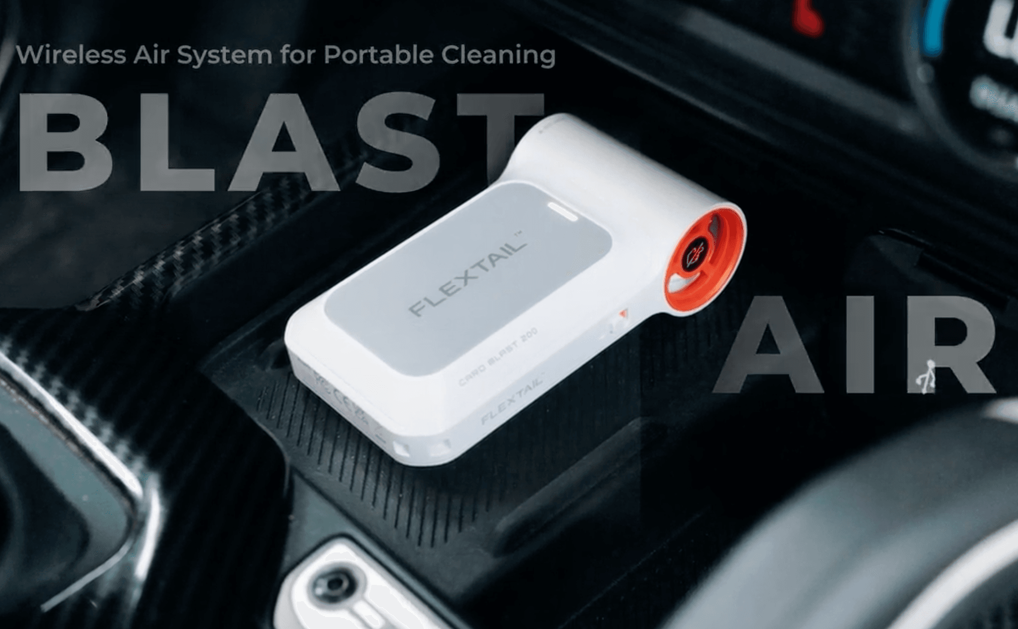Máy thổi bụi Flextail Blast Air hỗ trợ sạc không dây Qi