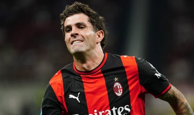 Christian Pulisic trong màu áo AC Milan