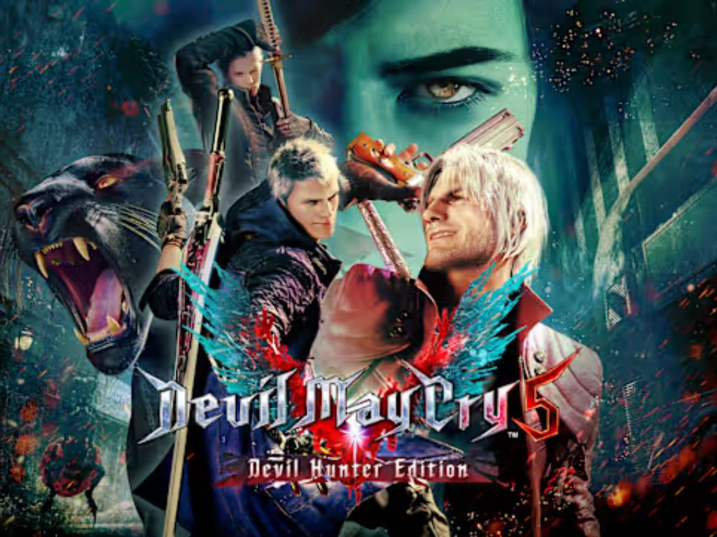 Ảnh bìa trò chơi Devil May Cry 5: Devil Hunter Edition trên Nintendo Switch 2