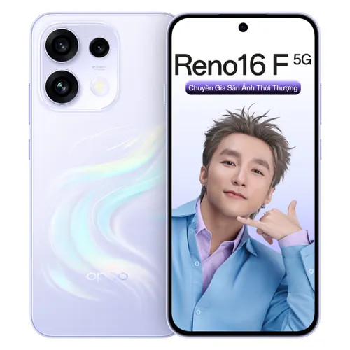 OPPO Reno16 F-Tím nhạt