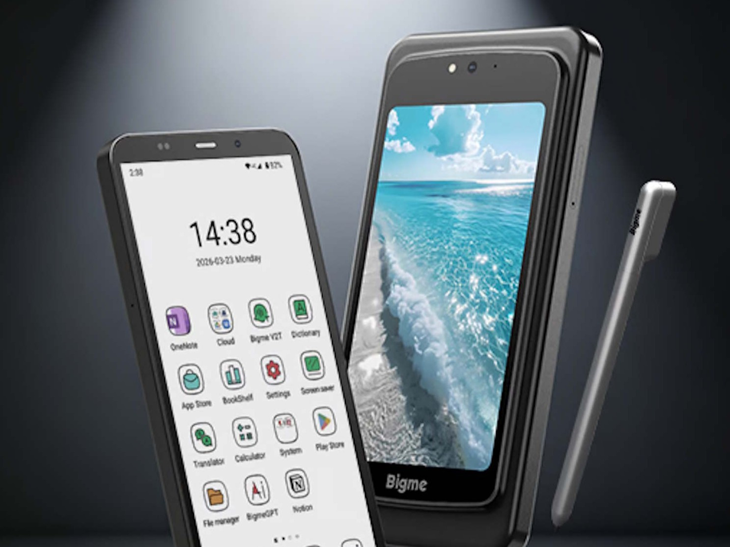 Smartphone Bigme Hibreak Dual 2 với hai màn hình riêng biệt