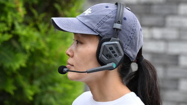 Vị trí micro đang hoạt động trên Accsoon CoMo II