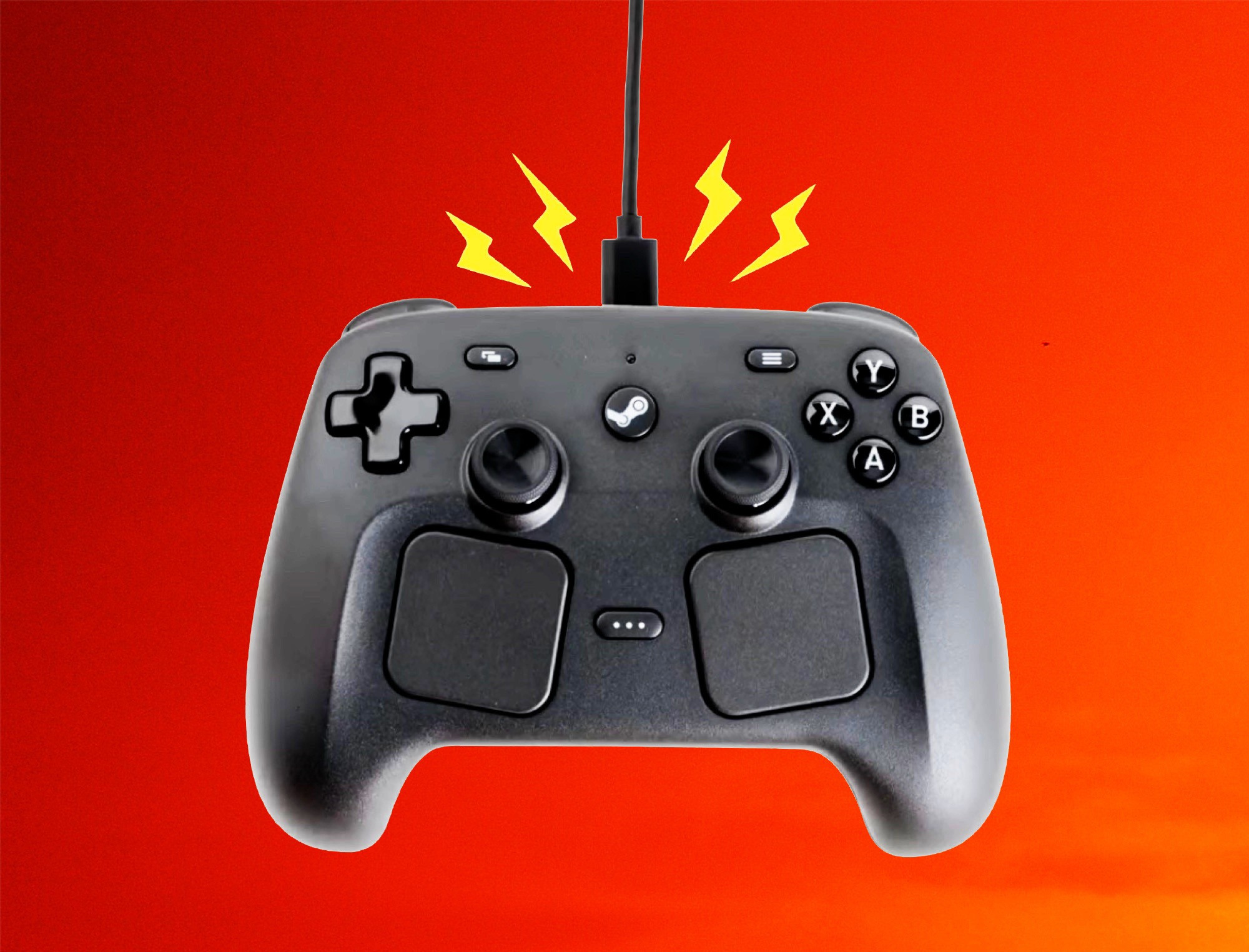 Tay cầm Steam Controller tự di chuyển trên mặt bàn