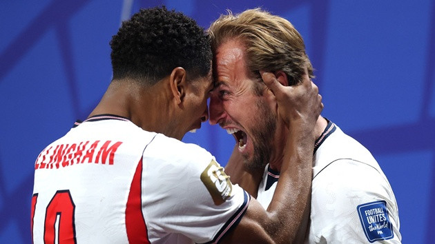 Harry Kane ăn mừng bàn thắng trong trận gặp CHDC Congo tại World Cup 2026.
