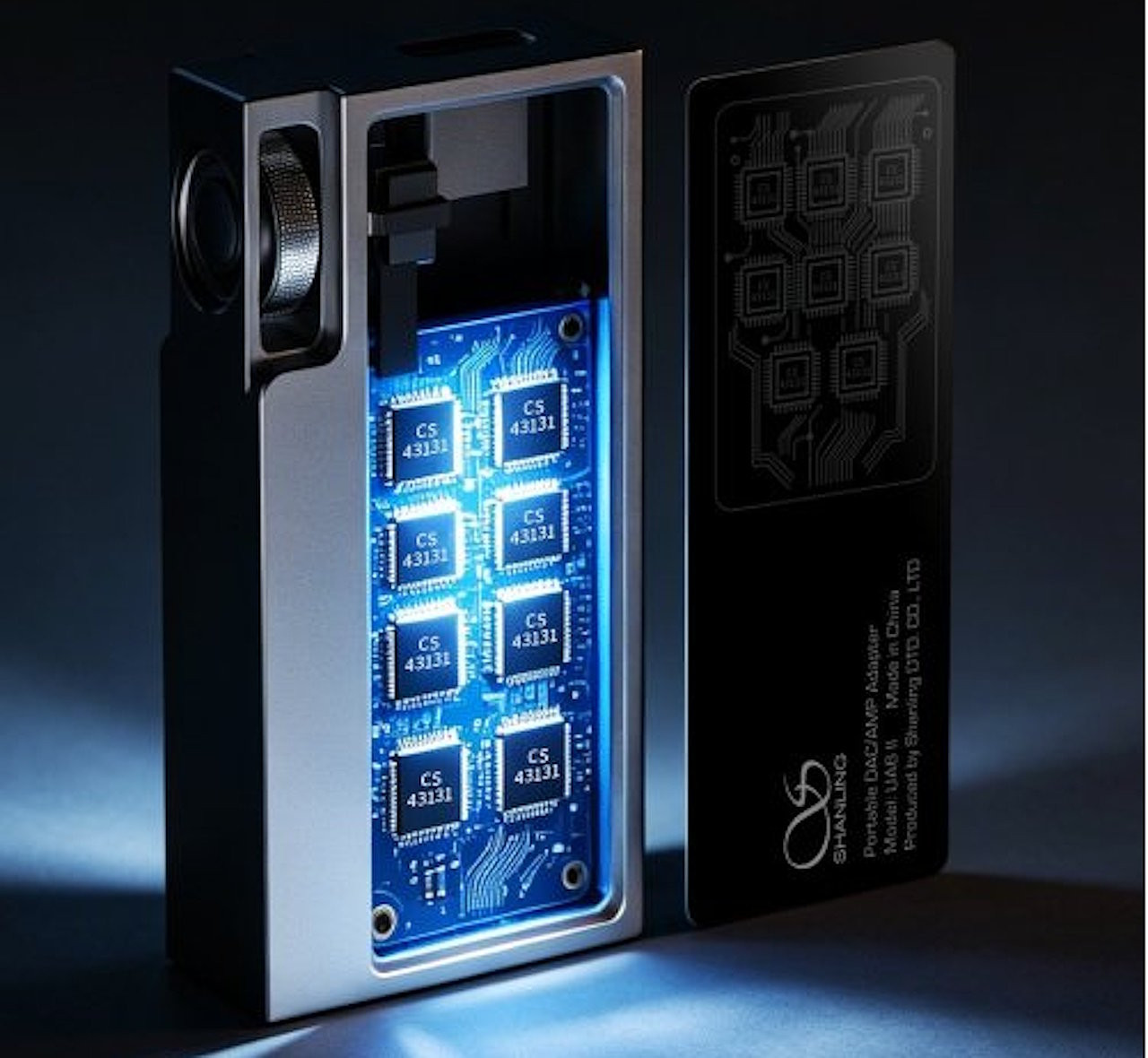Shanling UA6 II sử dụng tám chip DAC Cirrus Logic để cung cấp âm thanh độ trung thực cao.