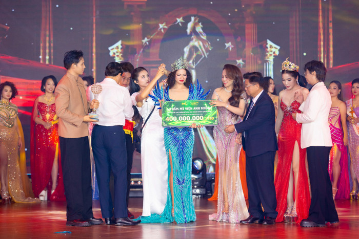 Nguyễn Thị Ngọc Thảo trong phần thi trình diễn