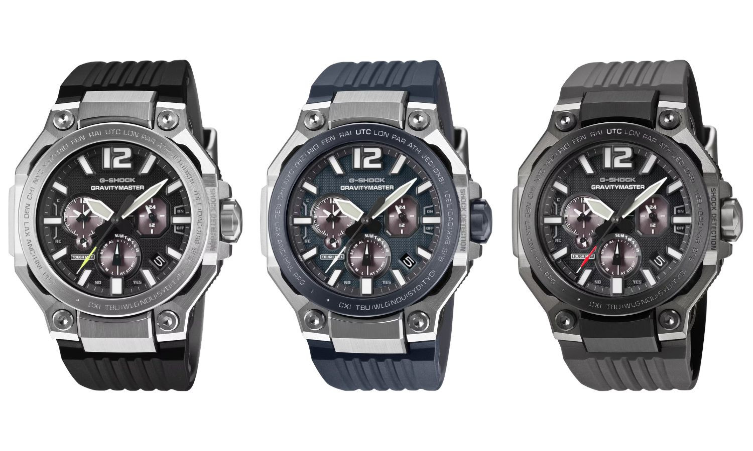 Ba phiên bản Casio G-Shock GWR-B3000