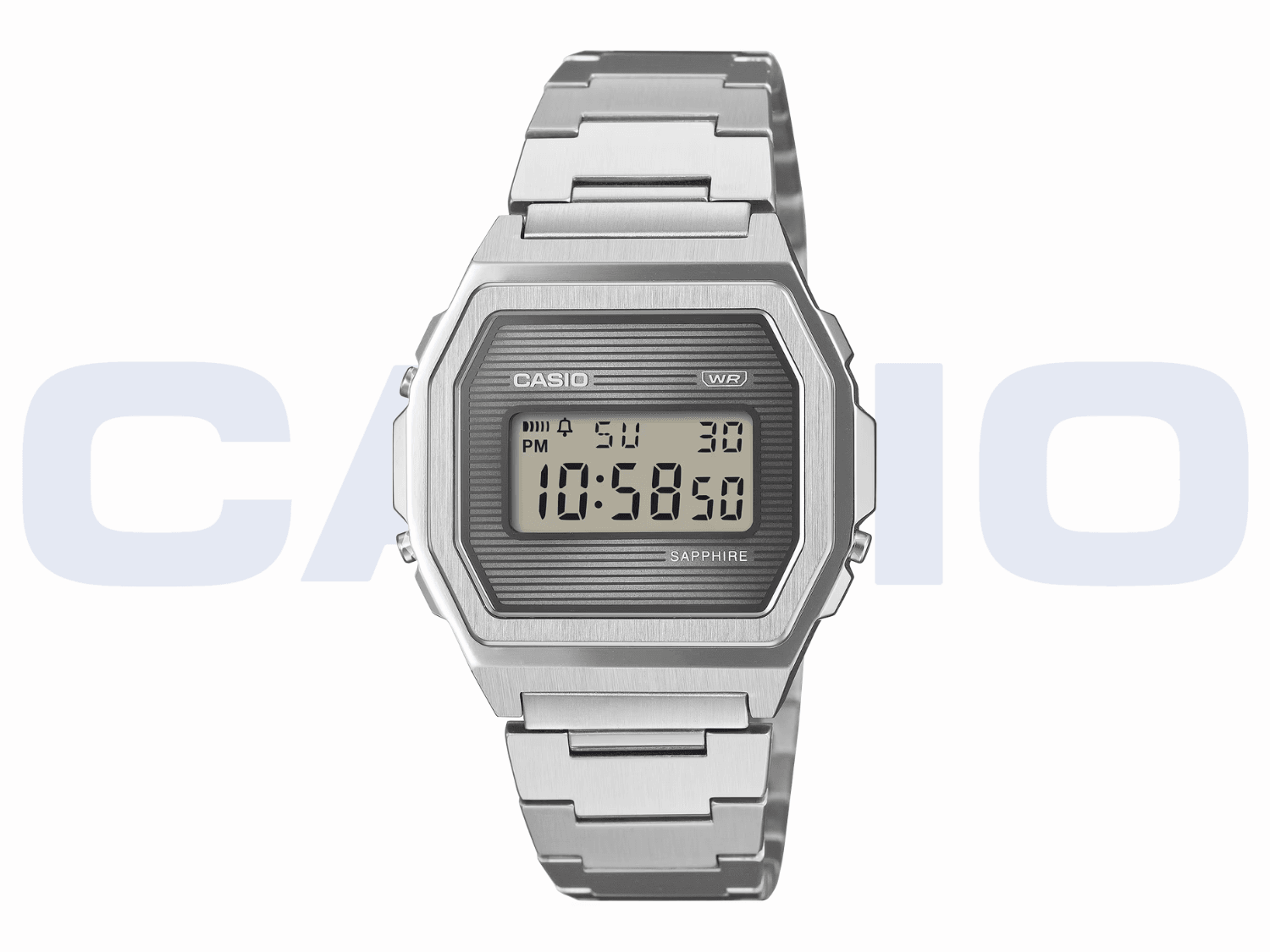 Đồng hồ Casio A1000SP-7 với mặt kính sapphire