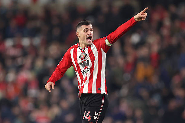 Chelsea không thể chiêu mộ Xhaka. Ảnh: Getty Images.
