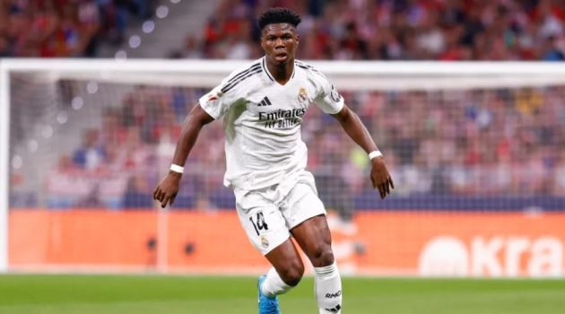 Aurelien Tchouameni trong màu áo Real Madrid