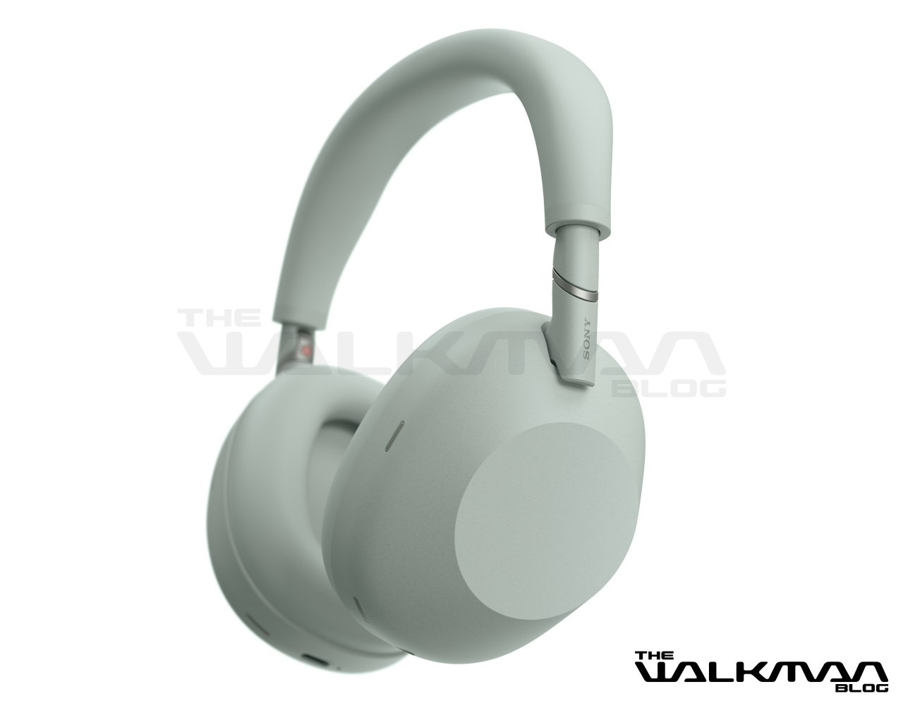 Hình ảnh mô phỏng phiên bản màu xanh của tai nghe Sony WH-1000XM6.
