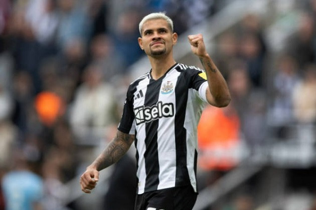 Bruno Guimaraes trong màu áo Newcastle United. Ảnh: Getty.