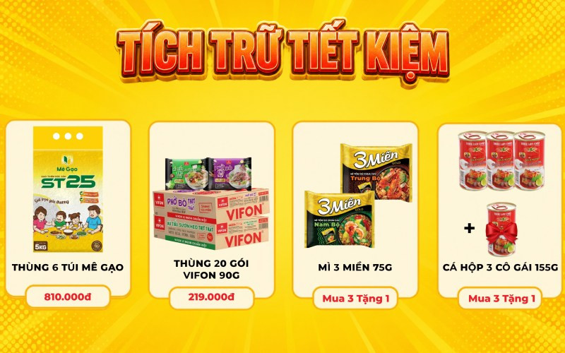 Chương trình ưu đãi tích trữ tiết kiệm tại Bách hóa XANH trong tháng 7