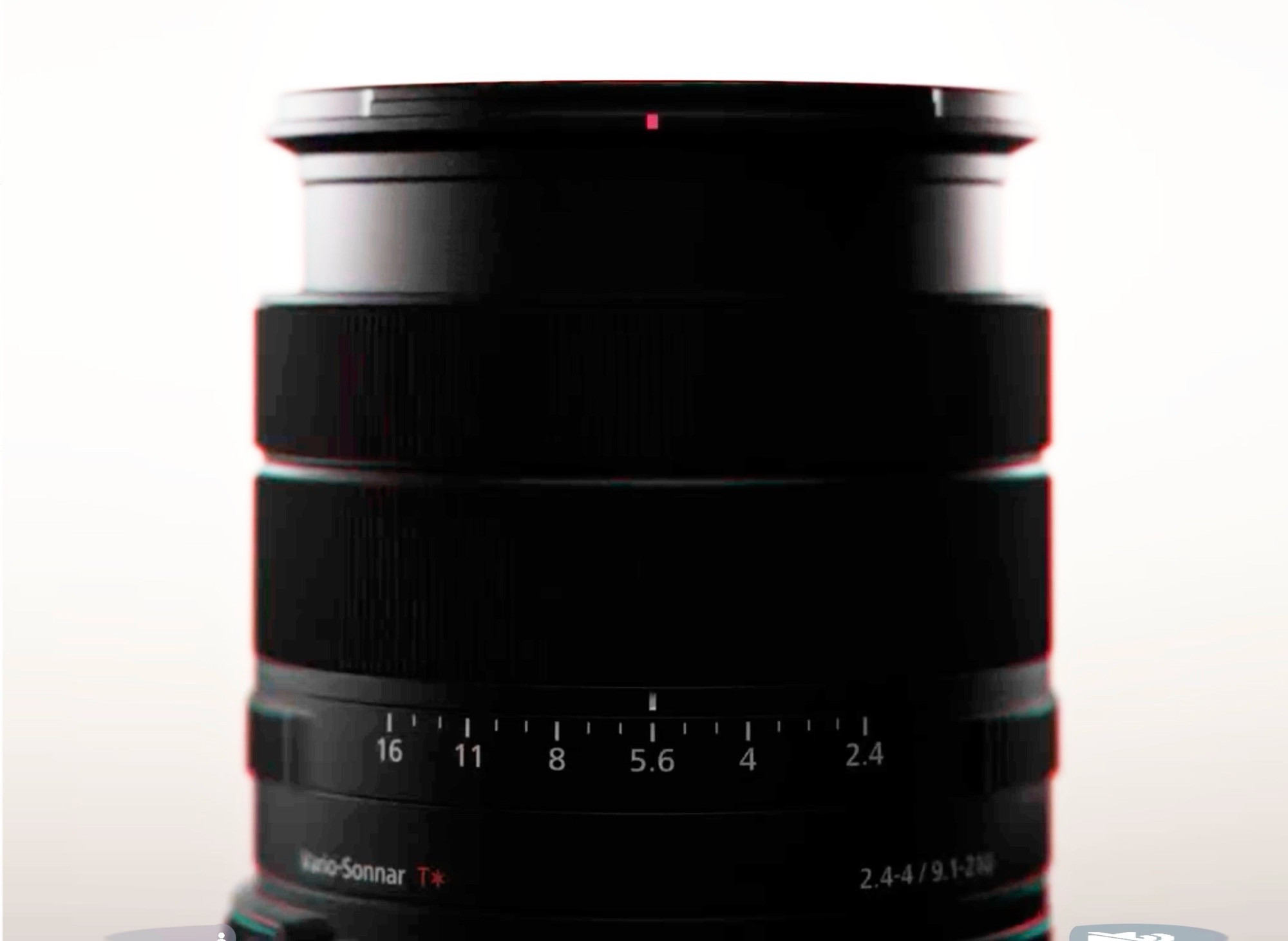 Thông số ống kính mới trên Sony RX10 V