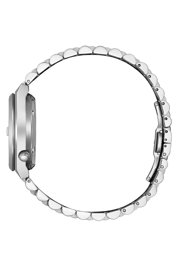 Chi tiết mặt số màu xanh teal của Citizen NK0030-51X