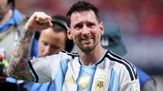 Messi tỏa sáng trước Ai Cập. Ảnh: Sky Sports.