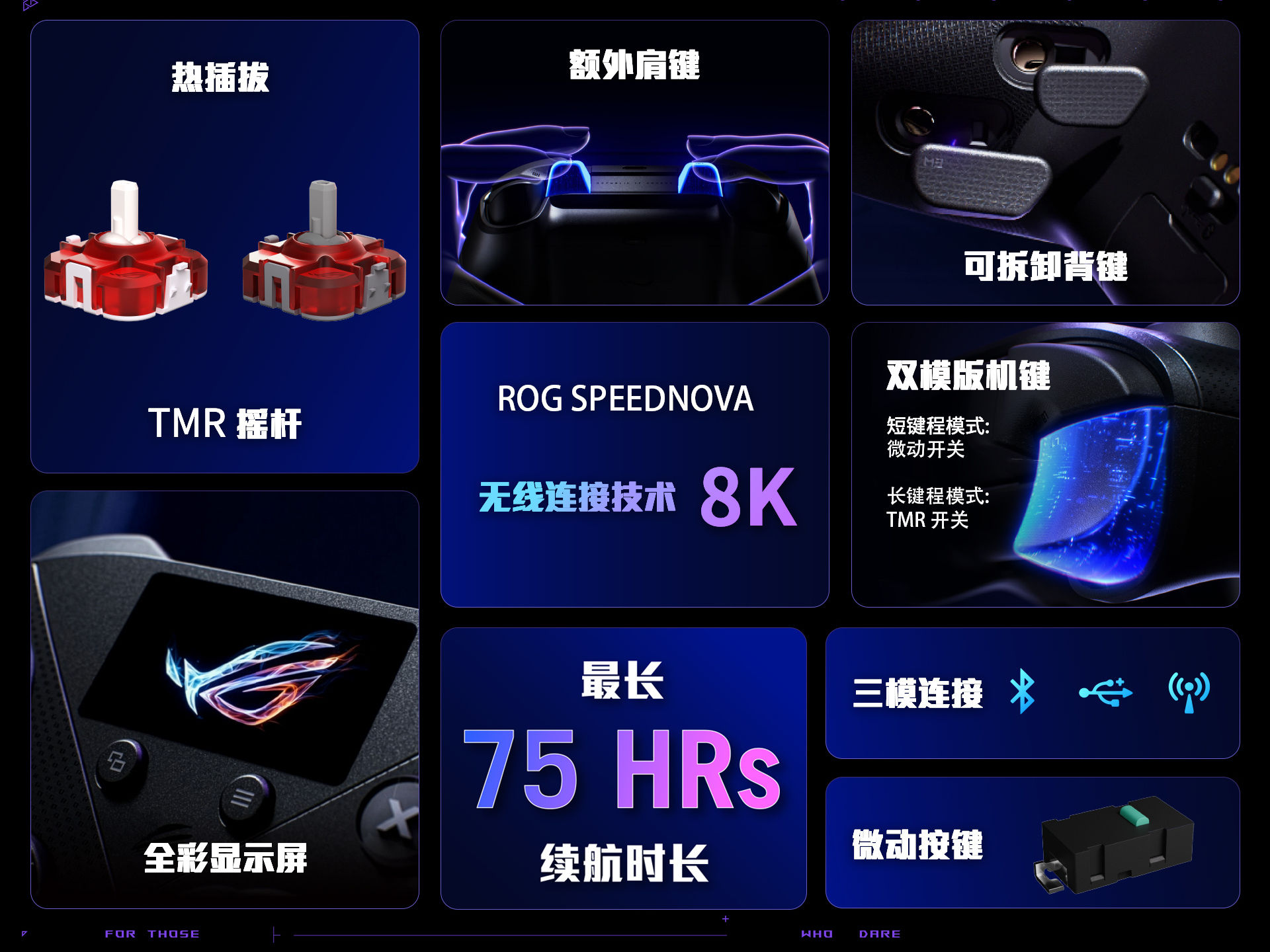 The ROG Raikiri 2 Pro has TMR sticks and additional shoulder buttons.