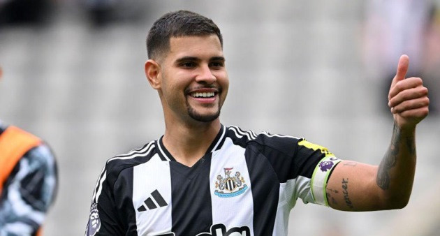 Tiền vệ Bruno Guimaraes trong màu áo Newcastle United.