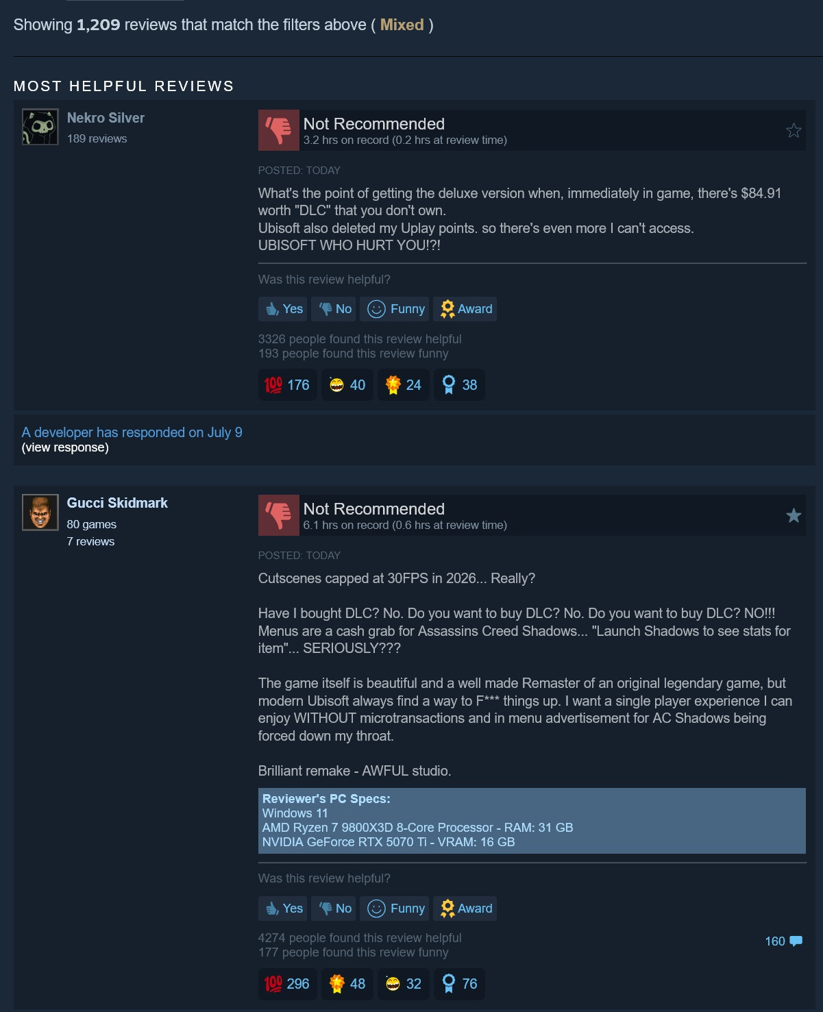 Đánh giá Assassin's Creed Black Flag Resynced trên Steam