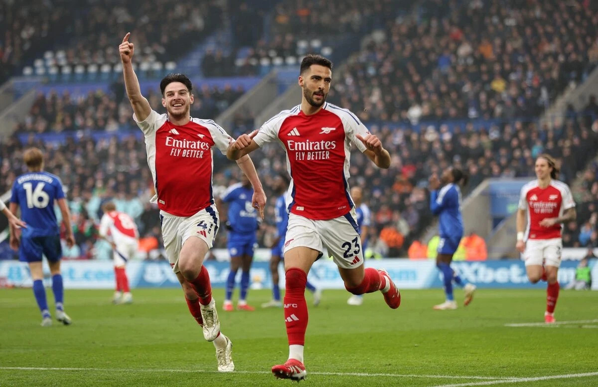 Mikel Merino trong màu áo Arsenal