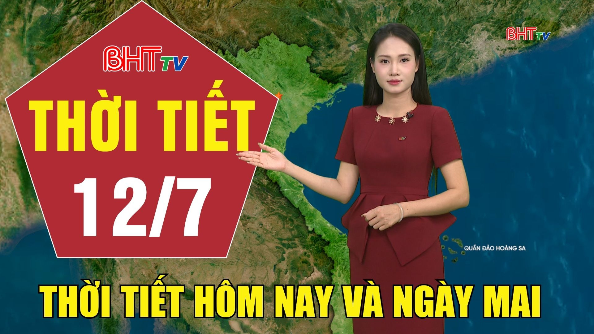 Dự báo thời tiết Hà Tĩnh đêm 11/7 ngày 12/7/2026